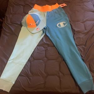 Champion active pants and hat